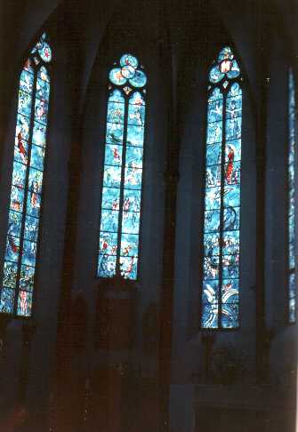 Chagall-Fenster in St. Stephan