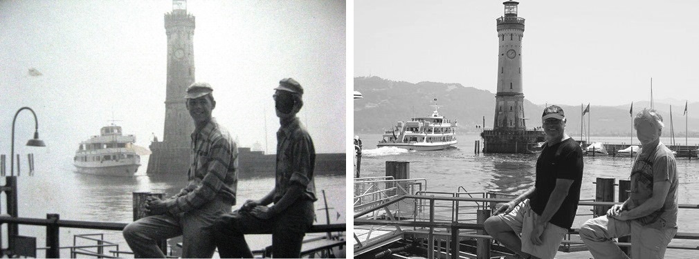 Lindauer Hafen 1969 und 2019